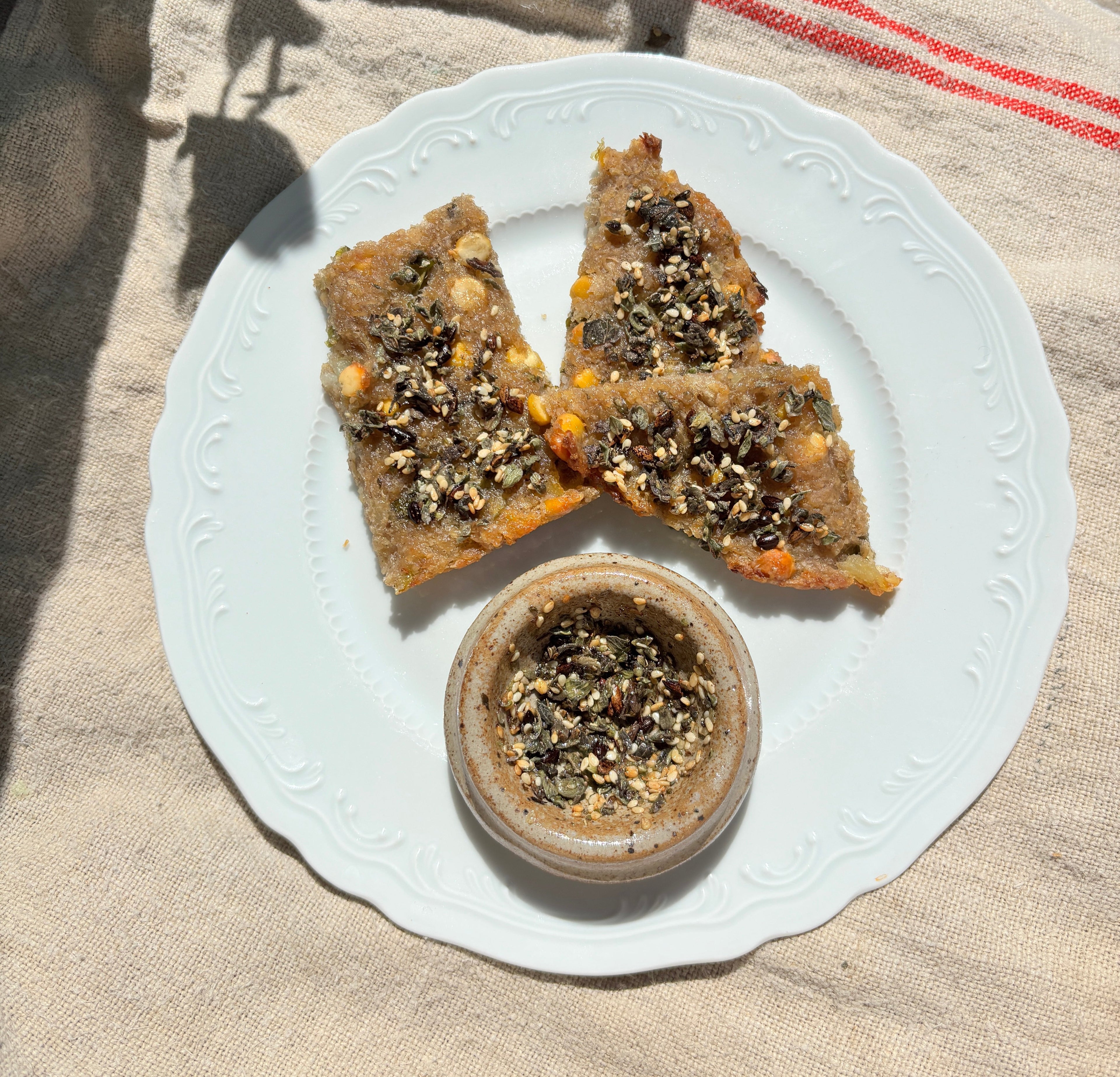 Kibbet Hummus with Maghdouché